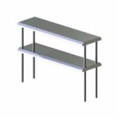 Настольная полка 2-уровневая Gastrolux ПН-113/2 нерж. прямая Настольная полка 2-уровневая Gastrolux ПН-113/2 нерж. прямая