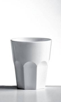 Стакан низкий 270мл GRANITY PC Nipco белый 98мм 191219 /72/