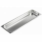 Гастроемкость 2/4 h=100 мм. 6,2 л. нерж. MGsteel  Гастроемкость 2/4 h=100 мм. 6,2 л. нерж. MGsteel