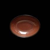 Блюдо овальное 150x110мм Corone Carmen красный фк1818