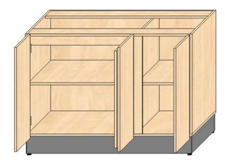 RD2 МОБ (п) - Модуль-основа базовая с дверями и внутренними полками ПРИСТЕННАЯ 1100х800х862 RD2 МОБ (п) - Модуль-основа базовая с дверями и внутренними полками ПРИСТЕННАЯ 1100х800х862