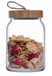 Банка для сыпучих прод. 860 мл. с дерев. крышкой Вуди Pasabahce 43583 Банка для сыпучих прод. 860 мл. с дерев. крышкой Вуди Pasabahce 43583