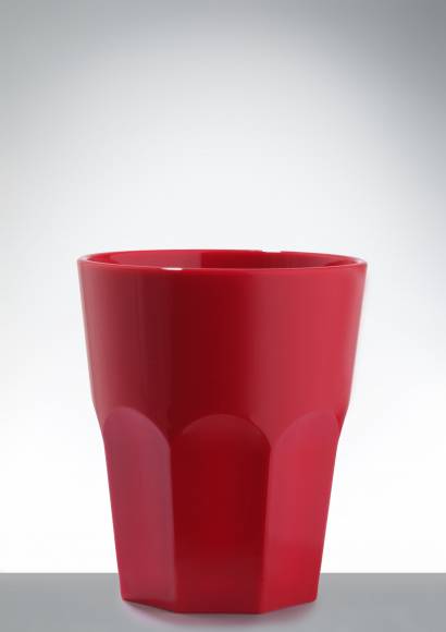 Стакан низкий 270мл GRANITY Acrylic Nipco бордовый 98мм 190809 /72/