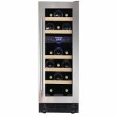 Винный шкаф компрессорный встраиваемый DUNAVOX DAU-17.57DSS 2 температурные зоны