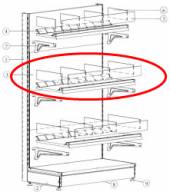Комплект стекол для кондитерской полки 400х800 МХМ Купец  5.550.029 Комплект стекол для кондитерской полки 400х800 МХМ Купец  5.550.029