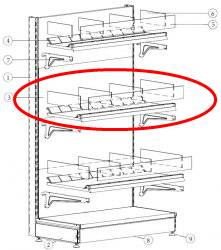 Комплект стекол для кондитерской полки 400х800 МХМ Купец  5.550.029 Комплект стекол для кондитерской полки 400х800 МХМ Купец  5.550.029