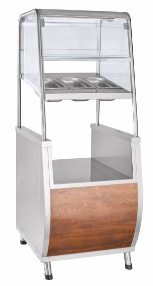 Прилавок для столовых приборов Абат ПСПХ-70T Премьер кашированный Прилавок для столовых приборов Абат ПСПХ-70T Премьер кашированный