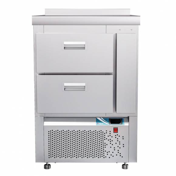 Стол холодильный среднетемпературный Абат СХС-70Н (2 ящика) с бортом Стол холодильный среднетемпературный Абат СХС-70Н (2 ящика) с бортом