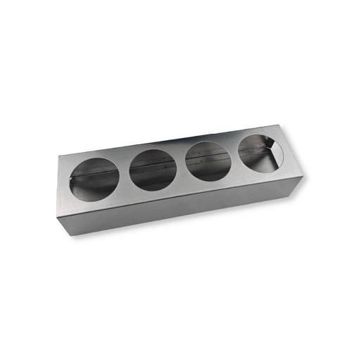 Подставка для соусов 4 ячейки 36*10*8 см. нерж. MGsteel 69821