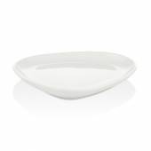 Тарелка мелкая 26*22,5 см,фарфор Island White By Bone IS-26-DZ /12/ Тарелка мелкая 26*22,5 см,фарфор Island White By Bone IS-26-DZ /12/