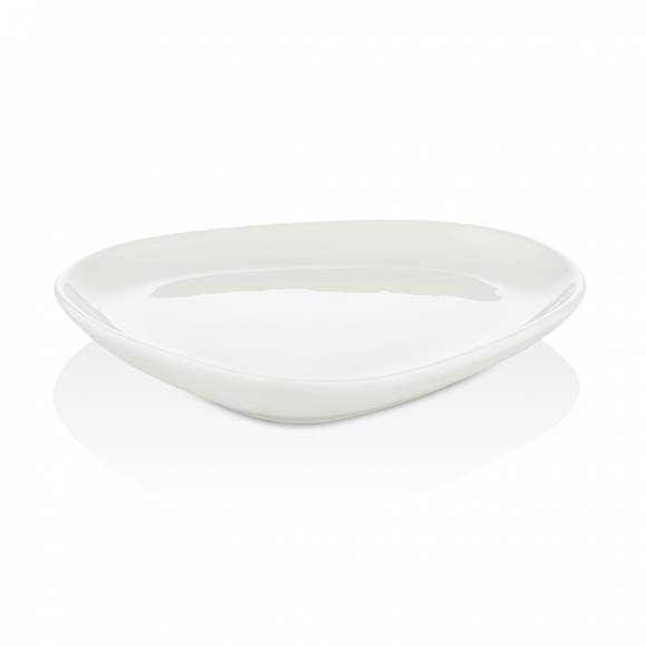 Тарелка мелкая 26*22,5 см,фарфор Island White By Bone IS-26-DZ /12/ Тарелка мелкая 26*22,5 см,фарфор Island White By Bone IS-26-DZ /12/