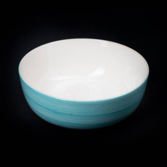 Салатник 900мл 165мм  Corone Nature голубой /36/