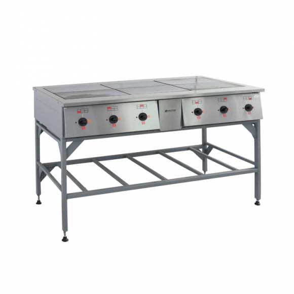 Плита электрическая 6-конфорочная ТулаТоргТехника ПЭ-0,72Н с инвентарным шкафом 3Ф Плита электрическая 6-конфорочная ТулаТоргТехника ПЭ-0,72Н с инвентарным шкафом 3Ф