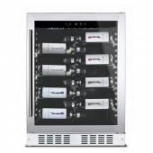 Винный шкаф компрессорный встраиваемый DUNAVOX DAU-40.138SS