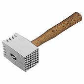 Молоток для отбивания мяса 32см алюминий Paderno ручка дерево 42508-00 04141107 Молоток для отбивания мяса 32см алюминий Paderno ручка дерево 42508-00 04141107