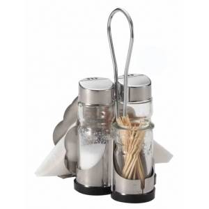 Набор для специй Star industrial 3 предмета+салфетница 433