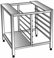 Подставка 935*700*850 под пароконвектоматы Apach AP5 и AP7 с полкой и 5-ю направляющими Подставка 935*700*850 под пароконвектоматы Apach AP5 и AP7 с полкой и 5-ю направляющими