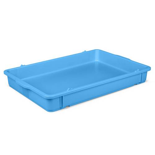 Контейнер для теста 650*430*80 мм Россия голубой 422108502 /1/2/ Контейнер для теста 650*430*80 мм Россия голубой 422108502 /1/2/