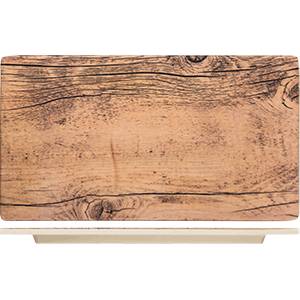 Доска для подачи 280х155мм пластик рисунок Дерево ProHotel M418245  04090532 Доска для подачи 280х155мм пластик рисунок Дерево ProHotel M418245  04090532