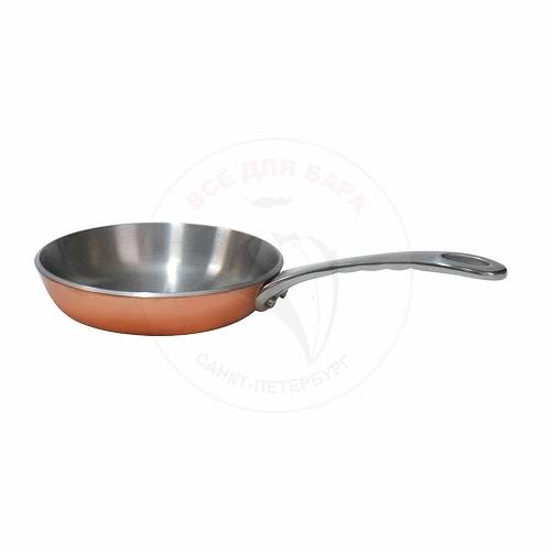 Сковорода порционная 100х20мм без крышки нерж., медь P.L.-Gourmet Line 92001538  3124101 Сковорода порционная 100х20мм без крышки нерж., медь P.L.-Gourmet Line 92001538  3124101