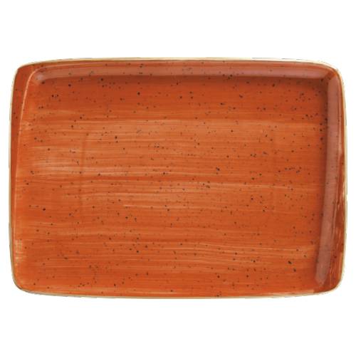 Тарелка прямоугольная 36х25см фарфор Moove Aura Terracota Bonna /6/ ATC MOV 41 DT