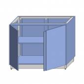 МОБ-Д 1100х800х860 серия RD1 Каркас с обшивкой ЛДСП, двери, 2-е внутр.полки МОБ-Д 1100х800х860 серия RD1 Каркас с обшивкой ЛДСП, двери, 2-е внутр.полки