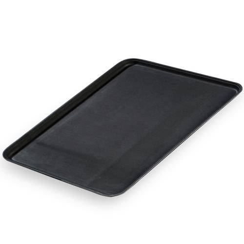 Поднос прямоугольный 46х36см прорезинен. черный MG 1418CTBl 45825