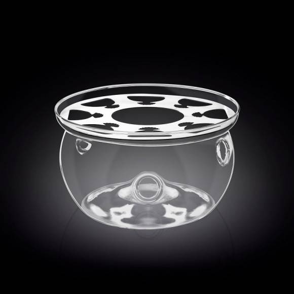Подставка для подогрева чайника 15*8 см. стеклянная Thermo Glass Wilmax 888903 Подставка для подогрева чайника 15*8 см. стеклянная Thermo Glass Wilmax 888903