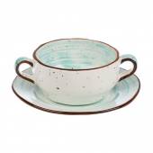 Бульонная пара 270мл 150мм фарфор Coral Fusion P.L.  81223038 /6/ Бульонная пара 270мл 150мм фарфор Coral Fusion P.L.  81223038 /6/