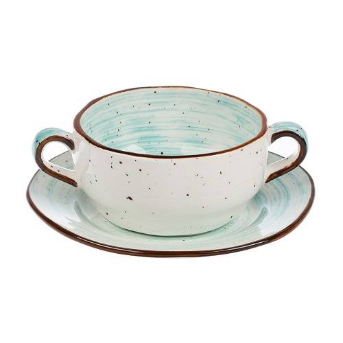 Бульонная пара 270мл 150мм фарфор Coral Fusion P.L.  81223038 /6/