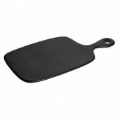 Блюдо для подачи 270х185х13мм, с ручкой черный "Corone Bushido" [24068] фк6500