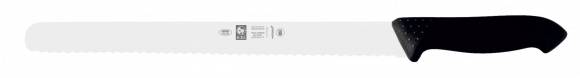 Нож для нарезки 360/490 мм. черный с волн. кромкой HoReCa Icel 28100.HR12000.360