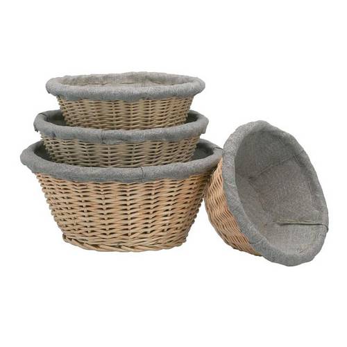 Корзина д/расстойки теста на 1кг; лоза ивовая; D=27, H=10см; бежев. Matfer 118511 Корзина д/расстойки теста на 1кг; лоза ивовая; D=27, H=10см; бежев. Matfer 118511