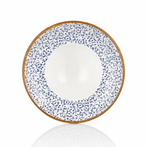 Тарелка глубокая 650 мл 260мм фарфор Tinta Edera By Bone TN-EA-UF-26-CK /6/ Тарелка глубокая 650 мл 260мм фарфор Tinta Edera By Bone TN-EA-UF-26-CK /6/