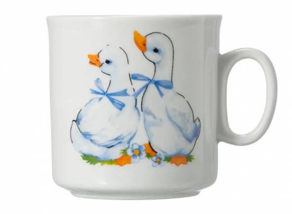 Кружка «Гусята» фарфор 200мл 9С1101 Кружка «Гусята» фарфор 200мл 9С1101