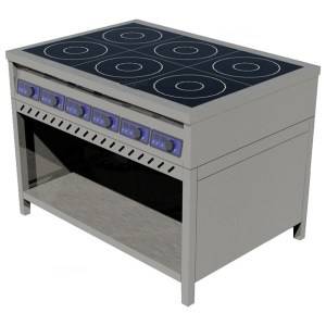 Плита индукционная ЦМИ ПИ-6 на закрытой подставке Плита индукционная ЦМИ ПИ-6 на закрытой подставке