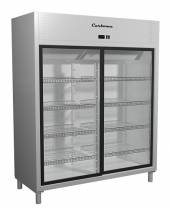 Шкаф-купе холодильный Полюс R1400К Сarboma INOX нерж. стекло Шкаф-купе холодильный Полюс R1400К Сarboma INOX нерж. стекло