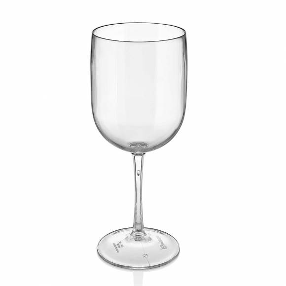 Бокал для вина 400 мл. 85 мм. h=220 мм. поликарбонат, прозрачн. GP 77164