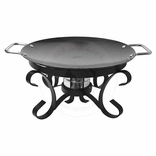 Набор для подачи Саджа (подставка + сковорода d=34см)  P.L.-PROFF CUISINE  92001519  Gu-3303 PANS Набор для подачи Саджа (подставка + сковорода d=34см)  P.L.-PROFF CUISINE  92001519  Gu-3303 PANS
