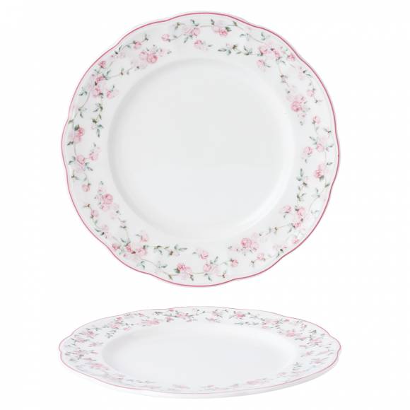 Тарелка классическая 210мм фарфор Noble серия Retro Ritz-La Vie En Rose 305002A-G001-K007 /6/ Тарелка классическая 210мм фарфор Noble серия Retro Ritz-La Vie En Rose 305002A-G001-K007 /6/