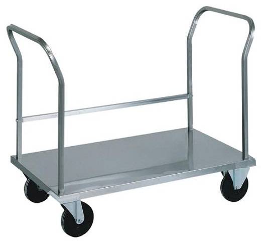 Тележка-платформа для прачечной ТП28.5 ОЛДАК нерж. г/п 200кг 2 ручки, ограничитель Тележка-платформа для прачечной ТП28.5 ОЛДАК нерж. г/п 200кг 2 ручки, ограничитель