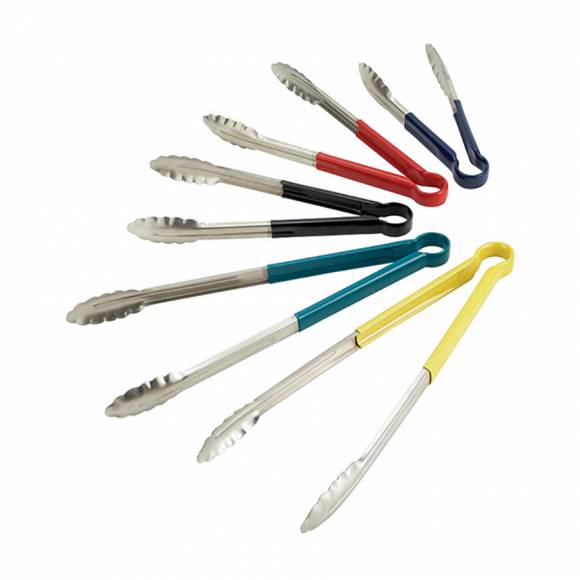 Щипцы для гриля с cиней силиконовой ручкой 30см P.L. Proff Cuisine JQ-OT112 Щипцы для гриля с cиней силиконовой ручкой 30см P.L. Proff Cuisine JQ-OT112