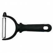 Нож для чистки овощей, поворотное лезвие с зубцами, P.L. - Proff Chef Line GS-10825-РР-BK201-RE-PL