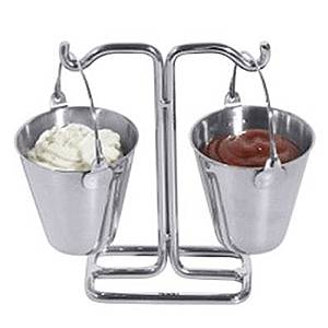 Подставка для емкостей для закусок Ведро Prohotel нерж. H=18, L=15.2см STD1518 04081320 Подставка для емкостей для закусок Ведро Prohotel нерж. H=18, L=15.2см STD1518 04081320