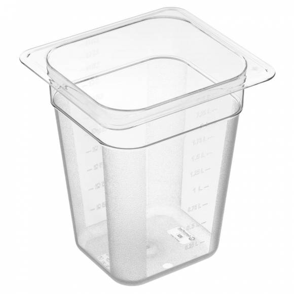 Гастроемкость GN1/6-200 2,7 л. поликарб. прозрачная GP 79661