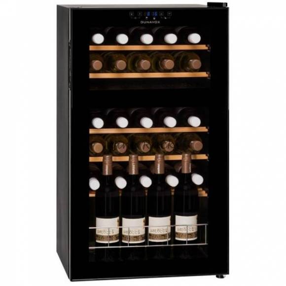 Винный шкаф компрессорный DUNAVOX DX-30.80DK 2 температурные зоны Винный шкаф компрессорный DUNAVOX DX-30.80DK 2 температурные зоны