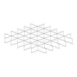 Кассета-вставка DIHR С 114 для 36 стаканов диам. 72мм (500х500) Кассета-вставка DIHR С 114 для 36 стаканов диам. 72мм (500х500)