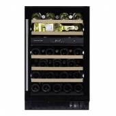Винный шкаф Dunavox DAUF-38.100DB 2 температурные зоны Винный шкаф Dunavox DAUF-38.100DB 2 температурные зоны