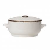 Чашка бульонная «Браун дэппл» б/крышки; фарфор; 425мл; D=12, H=6см; белый, коричнев. 1714 B828 Чашка бульонная «Браун дэппл» б/крышки; фарфор; 425мл; D=12, H=6см; белый, коричнев. 1714 B828