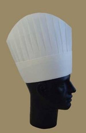 Колпак поварской одноразовый h=225мм АВ-031 из нетканого материала /550/ Колпак поварской одноразовый h=225мм АВ-031 из нетканого материала /550/